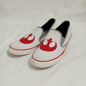 Star Wars Rebel Alliance Sperry Slip On Canvas Shoes Women's 11 Boat Shoes